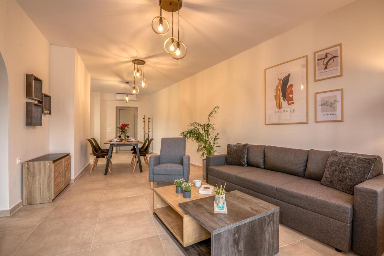 Ferienwohnung Romanza Kavros Paralia Kourna Exterior foto