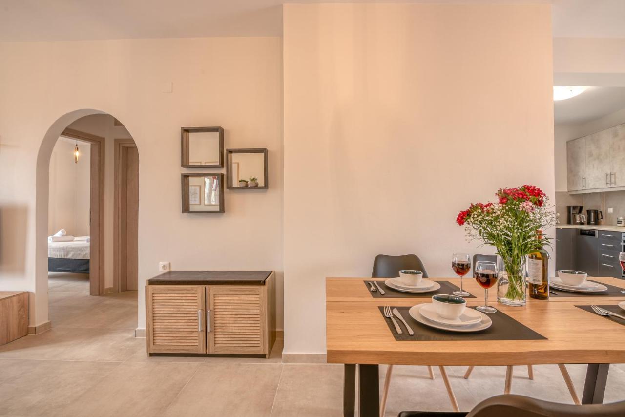 Ferienwohnung Romanza Kavros Paralia Kourna Exterior foto