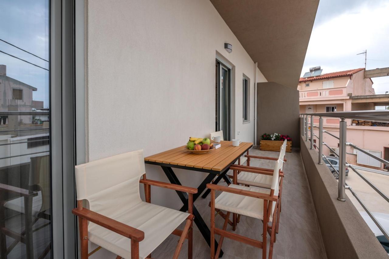 Ferienwohnung Romanza Kavros Paralia Kourna Exterior foto